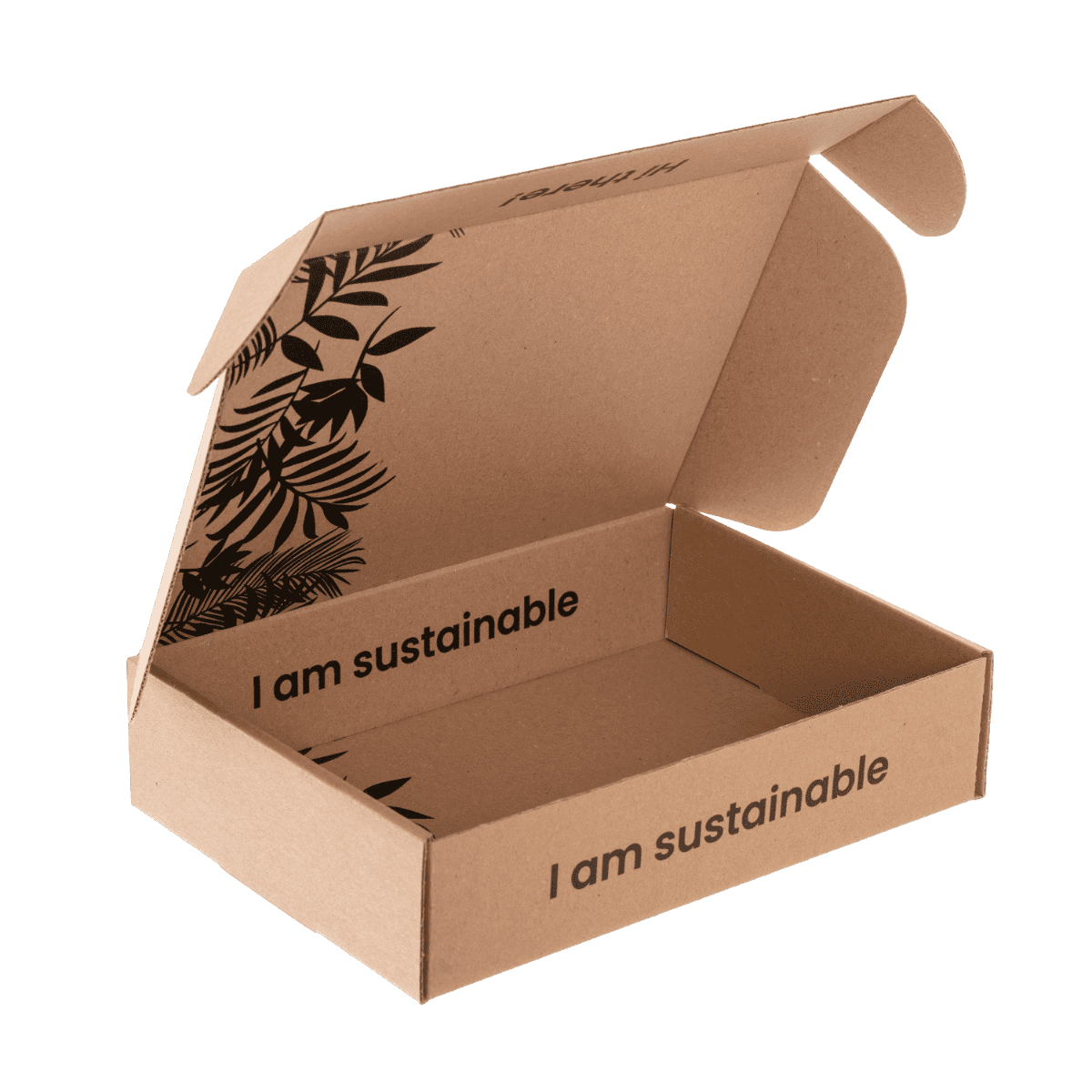 Box mit bedruckter Innenseite